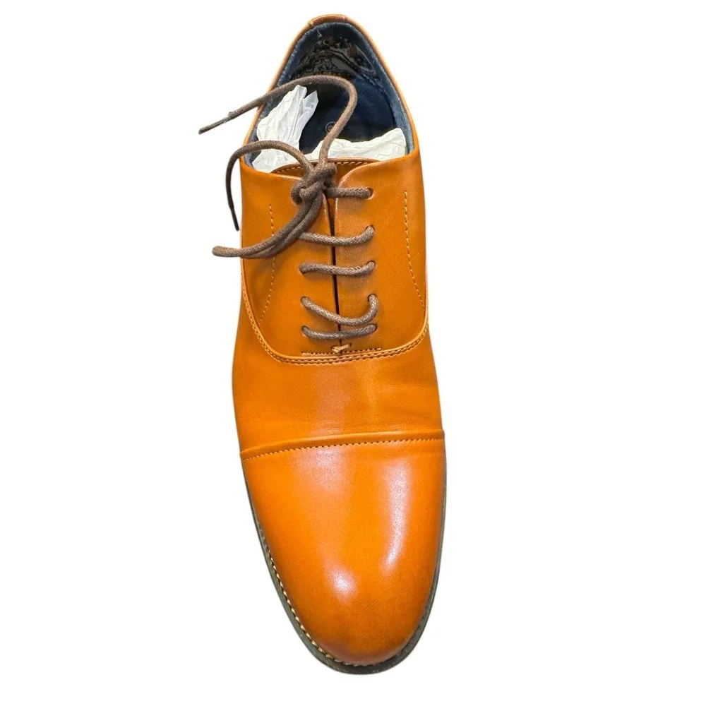 Bruno Marc Louise 2 Cap Toe Brown Dress Oxford‎ Shoe